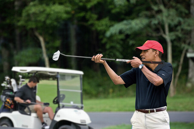 obama skeet golf obama skeet golf
