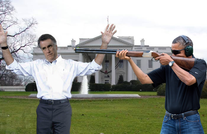obama skeet romney obama skeet romney