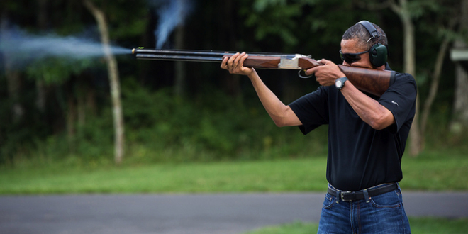 Obama Skeet Shooting Photo: Don’t Photoshop, Dares White House